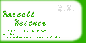 marcell weitner business card